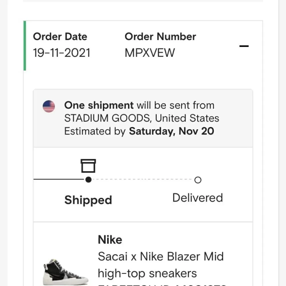 Nike Sacai x Nike Blazer Mid high-top sneakers  |Size: US 10.5|